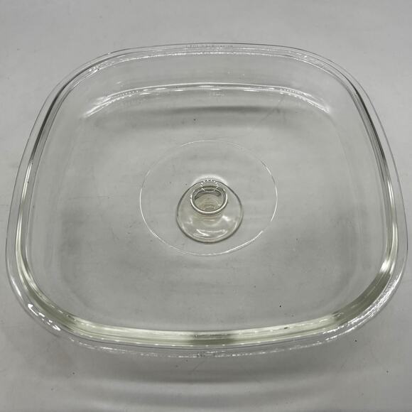 Vintage 1970's CorningWare Cornflower Blue Casserole Dish Lid A-10-B 10x10x2 EUC - Picture 7 of 8